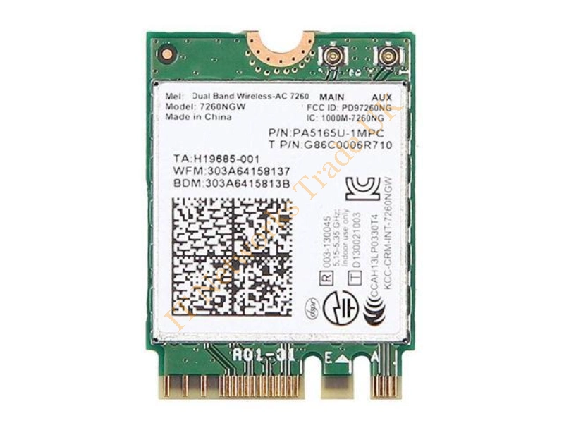 04W6059 Lenovo Intel 7260 Dual-Band 802.11AC Wireless LAN Card