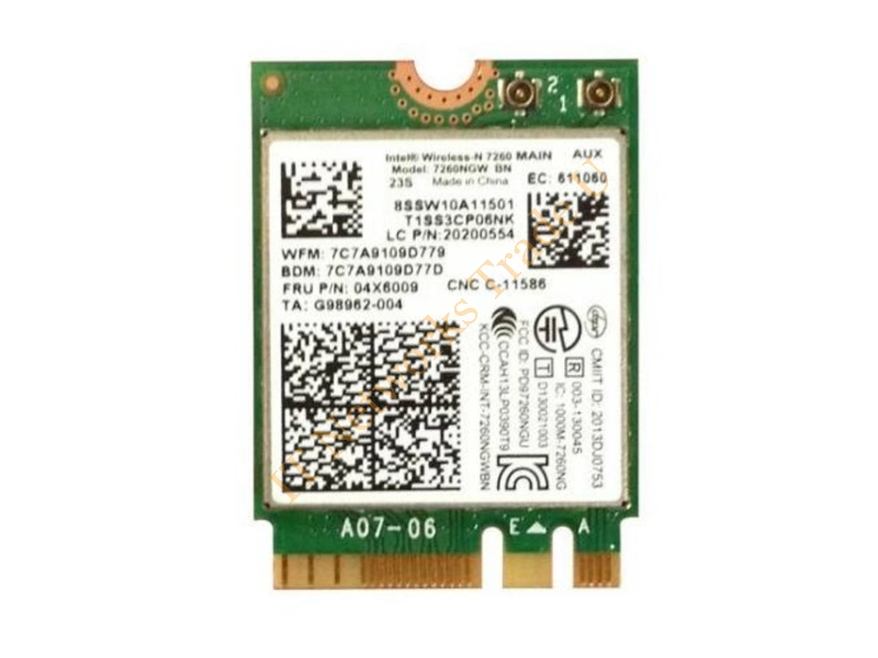 04X6009 Lenovo Wireless N Main Wi-Fi Card for ThinkPad T260 Wireless LAN Card
