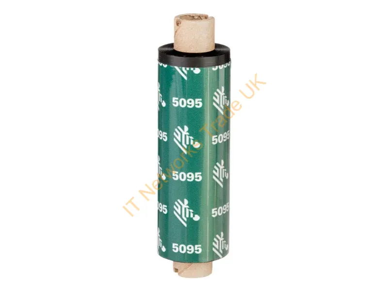 05095BK17445 - Zebra 5095 Resin Thermal Ribbon 17716.5" (450 M) Black