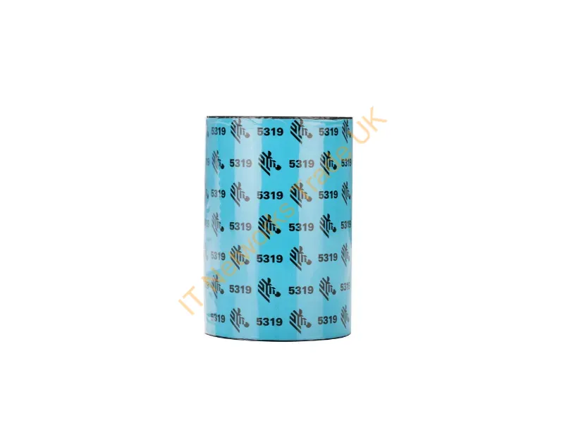 05319BK08345 - Zebra 5319 Performance Wax Thermal Ribbon 17716.5" (450 M) Black