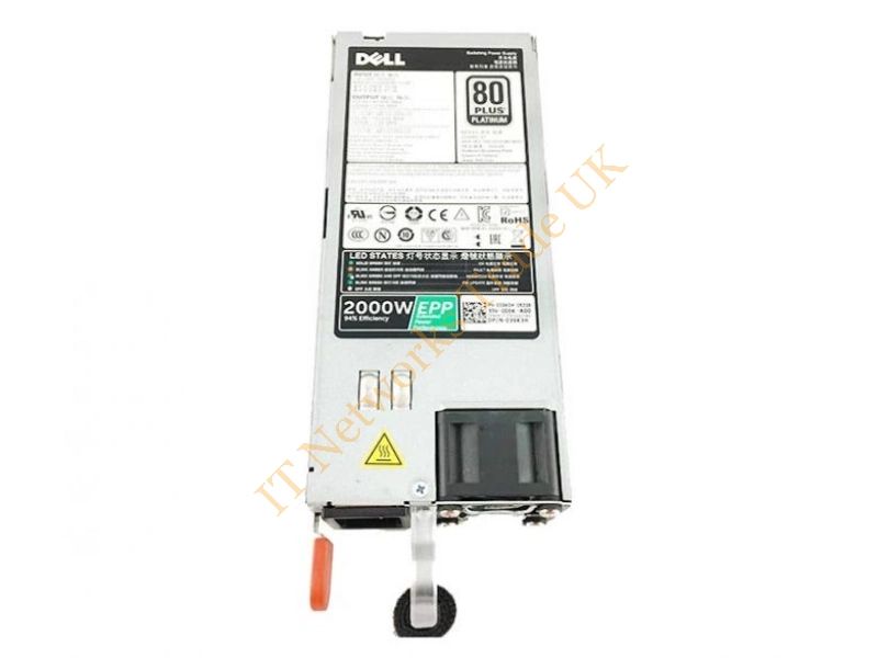 054WHW Dell 2000-Watts Single Hot-Pluggable Power Supply