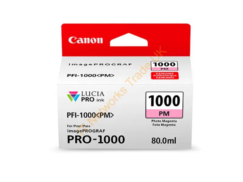 0551C002 - Canon Pfi-1000 Ink Cartridge Original Photo Magenta
