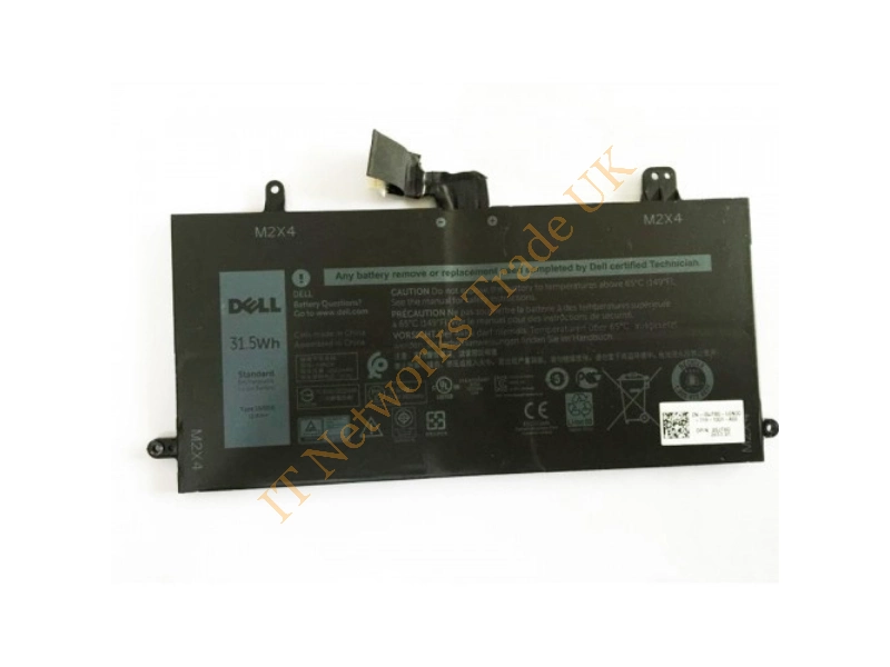 05JT8G Dell 3-Cell 31.5Wh 11.4V Li-Ion Battery for Latitude 5285 Laptop Battery