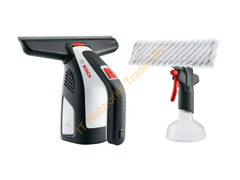 06008B7200 - Bosch GlassVAC Solo Plus electric window cleaner 0.1 L Black, White