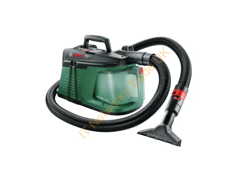 06033D1000 - Bosch EasyVac 3 handheld vacuum Black, Green Bagless