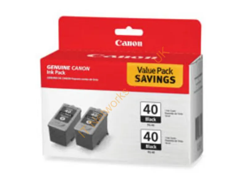 0615B013 - Canon Pg-40 Twin Pack Ink Cartridge Original