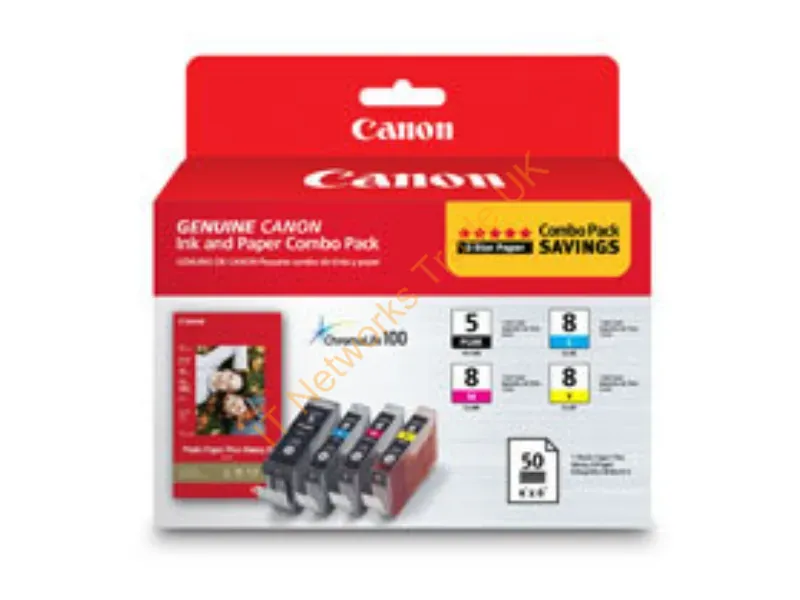 0628B027 - Canon 0628B027Aa Ink Cartridge 4 Pc(S) Original Black, Cyan, Magenta, Yellow