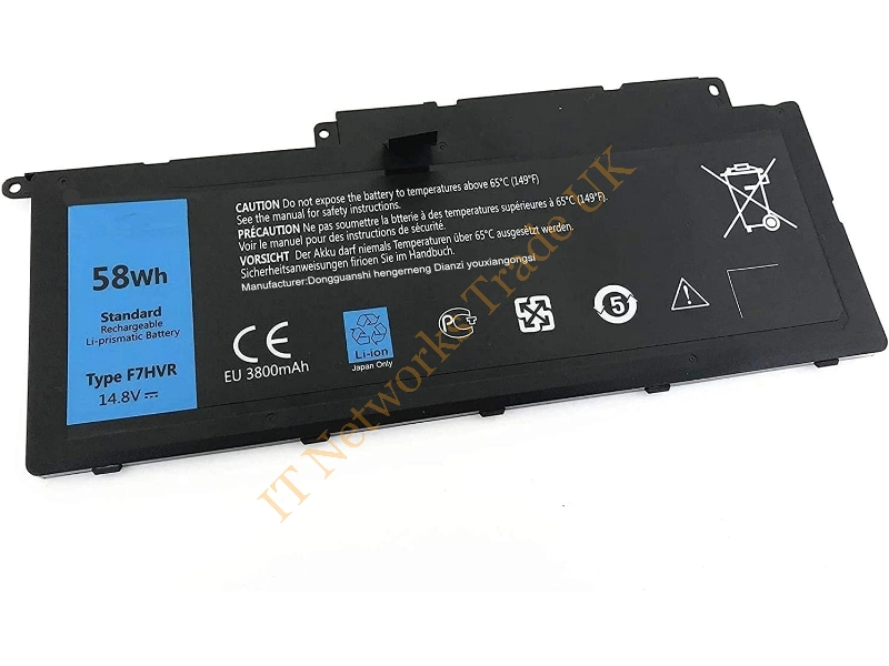 062VNH Dell 4-Cell 58 WHr Battery 3700 Inspiron 7537 7737 Laptop Battery