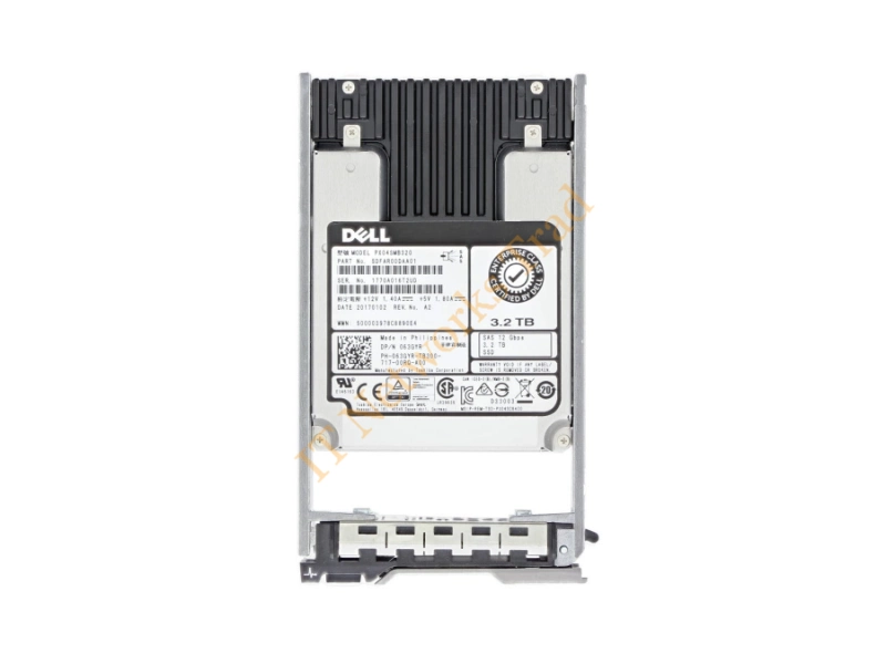 063GYR Dell 3.2TB Multi-Level Cell SAS 12Gb/s Mixed-Use 2.5-inch Solid State Drive SSD Storage