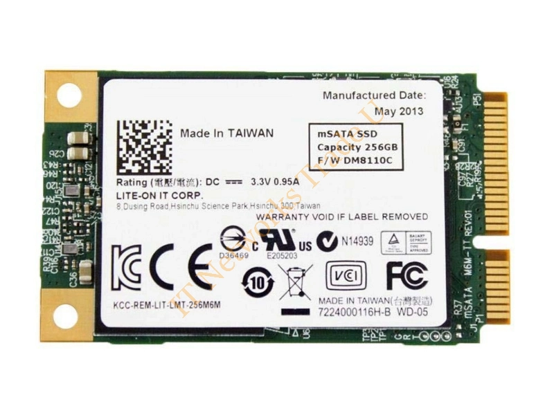 064T7G Dell 256GB Multi-Level Cell (MLC) SATA 6Gb/s mSATA Solid State Drive SSD Storage