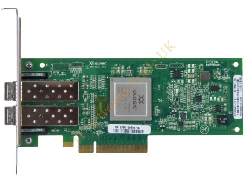 069RV2 Dell QLE2562 Dual Port Fibre Channel 8Gb/s PCI Express x8 HBA Controller Card Fiber Channel Controller