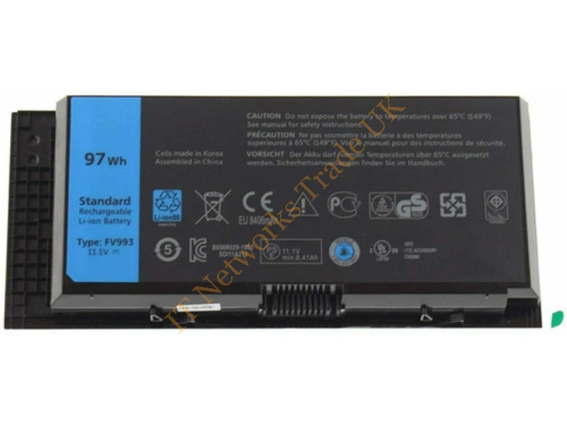 06R1V8 Dell 6-Cell 65WHr Battery for Precision M4800 M6800 Laptop Battery