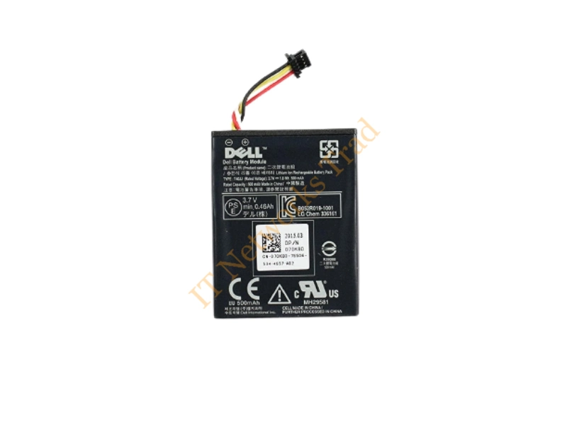 070K80 Dell PERC Battery for PERC H710, H710P RAID Controller