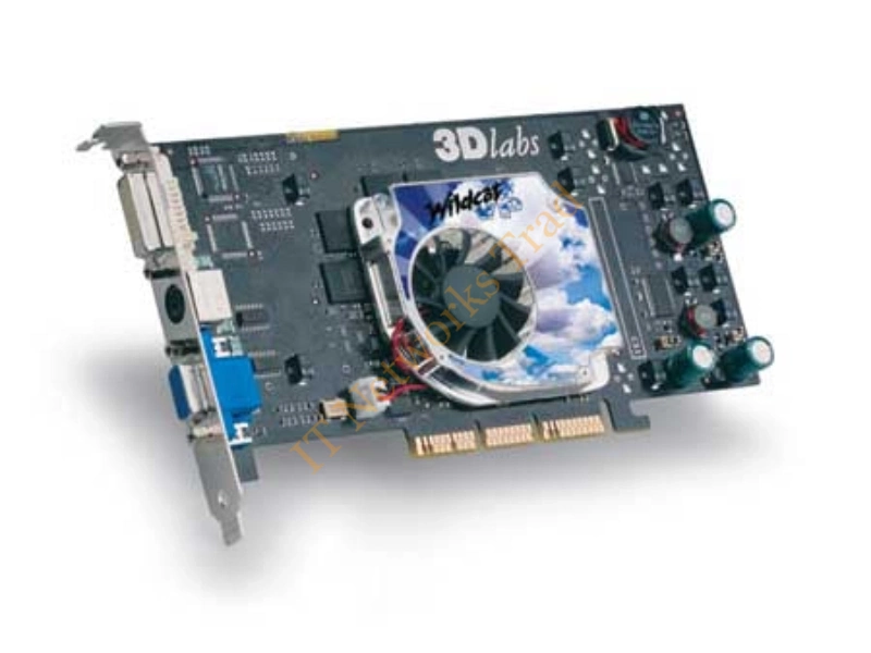 074HYR Dell 3DLabs Wildcat 4110 AGP Video Graphic Card