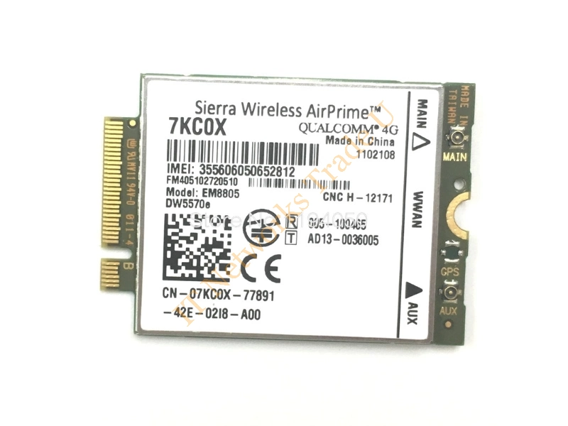 07KC0X Dell Sierra EM8805 4G WWAN Wi-Fi Mobile Broadband Wireless Accessory