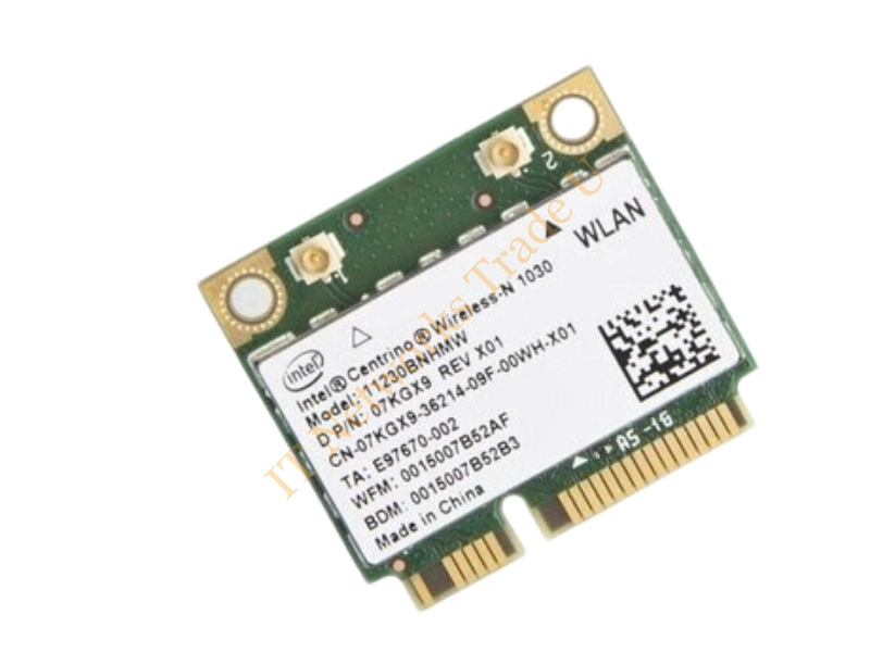 07KGX9 Dell Intel Centrino Wireless-N 1030 300Mb/s PCI Express Half Mini Card Wi-Fi Card Wireless Accessory