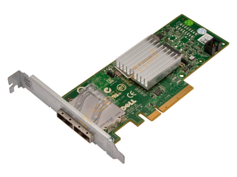 07RJDT Dell 6GB Dual Port (EXTERNAL) PCI-Express SAS NON-RAID Host Bus Adapter with Standard Bracket C Raid Controller