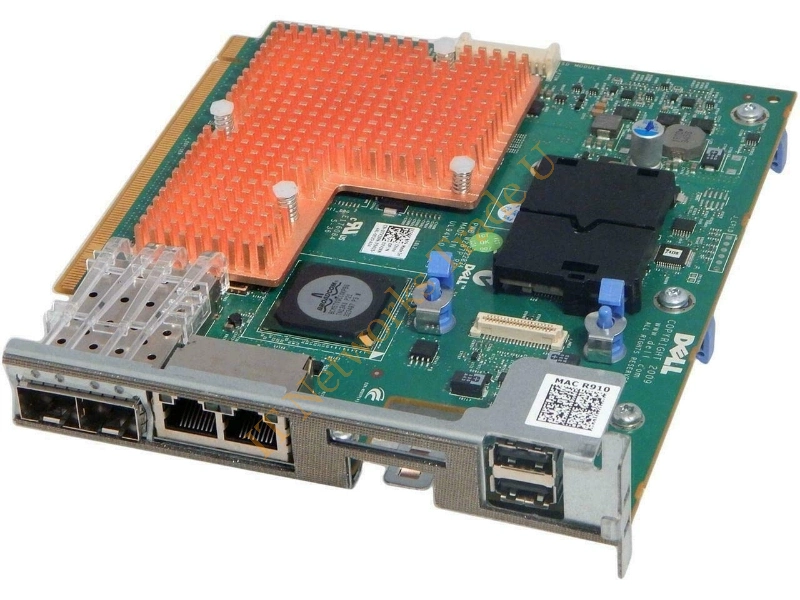 07V2RN Dell 10 Gigabit I/O Riser Board for PowerEdge R910 Server Server Accessory