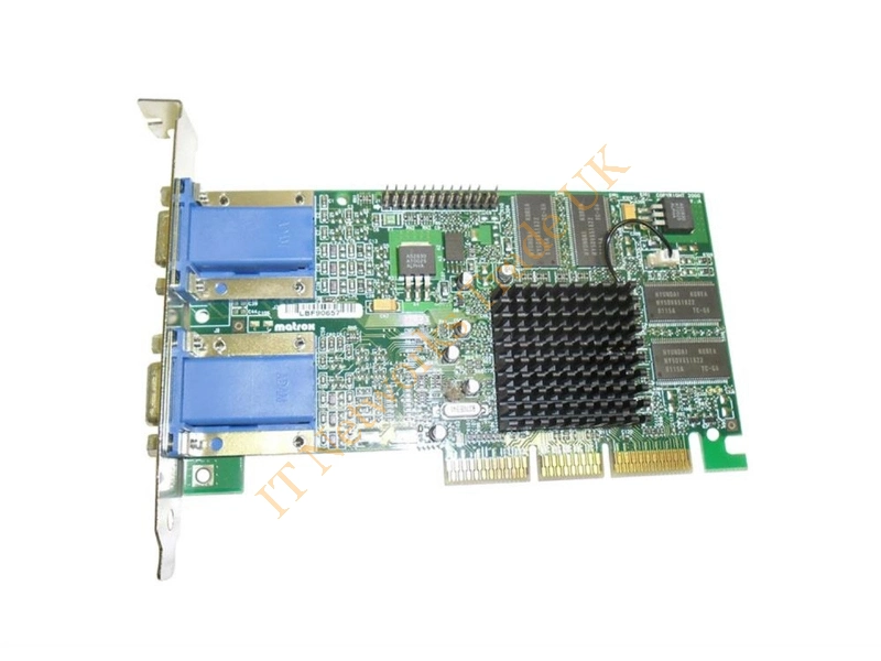 08068R1 Matrox Graphics 32MB AGP Dual Head Video Graphics Card