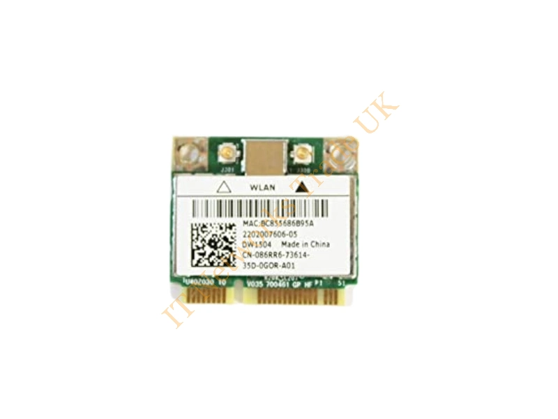 086RR6 Dell Wirelss Wifi LAN Card DW1504 802.11b/g/n Internal Mini Latitude E6320