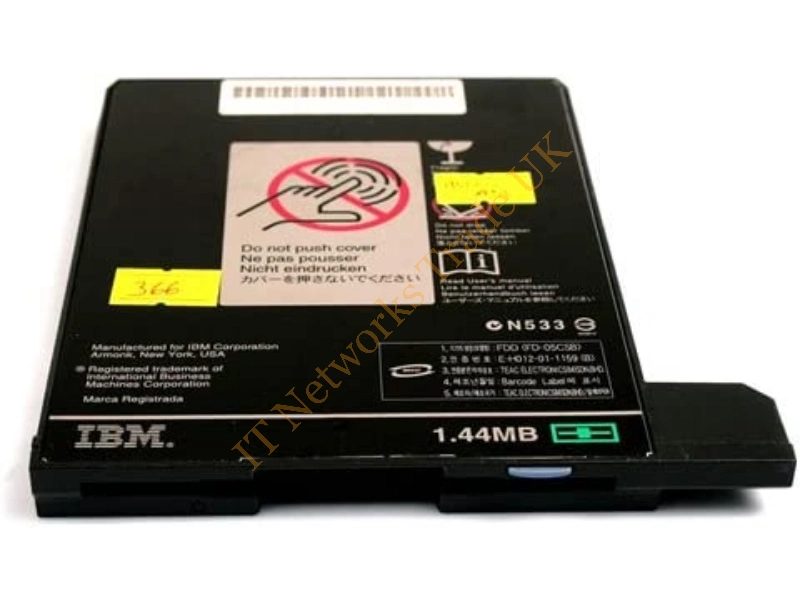 08K9606 IBM 1.44MB 3.5-inch Floppy Drive for ThinkPad T22