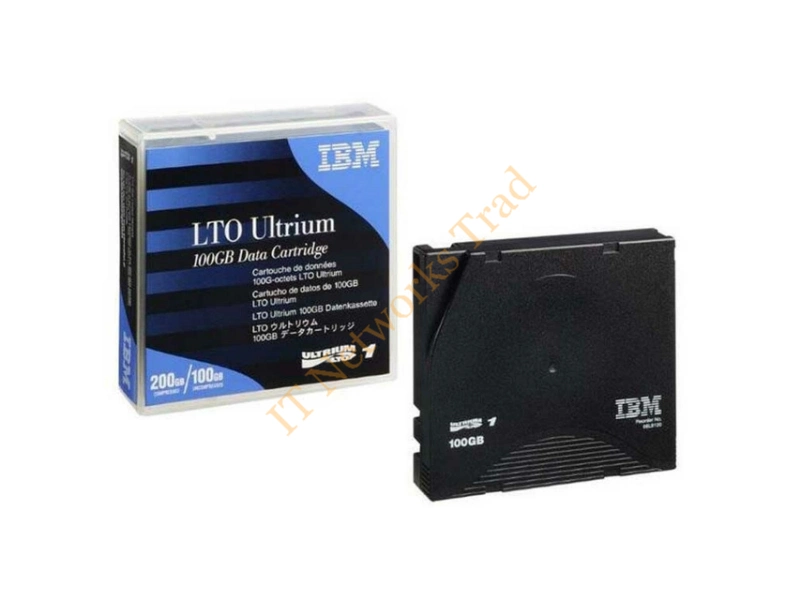 08L9120 IBM LTO Ultrium 1 Data Cartridge LTO Ultrium LTO-1 100GB (Native) / 200GB (Compressed) Tape Media Storage