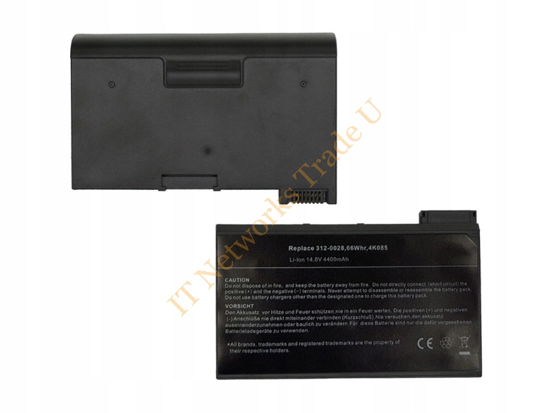 08T993 Dell 66Whr 14.8V Li-Ion Battery for Inspiron 2500 / Vostro 3700 Laptop Battery