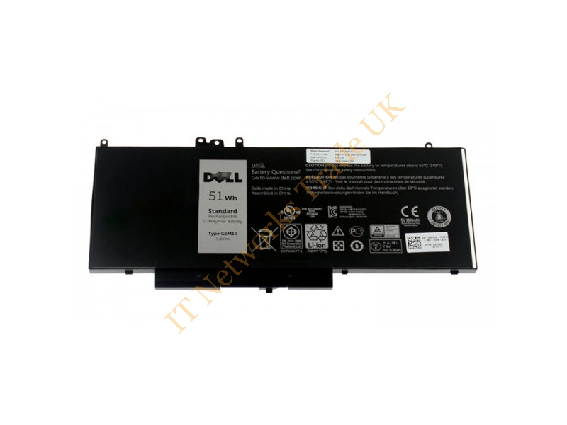 08V5GX Dell 4-Cell 7.4-Volts 51Wh Laptop Battery for Latitude E5450