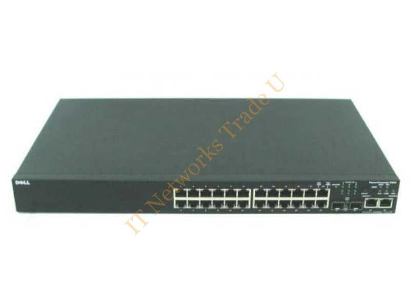 08X156 Dell PowerConnect 2124 24-Ports Fast 10/100BaseT + 1-Port 10/100/1000BaseT Ethernet Network Switch