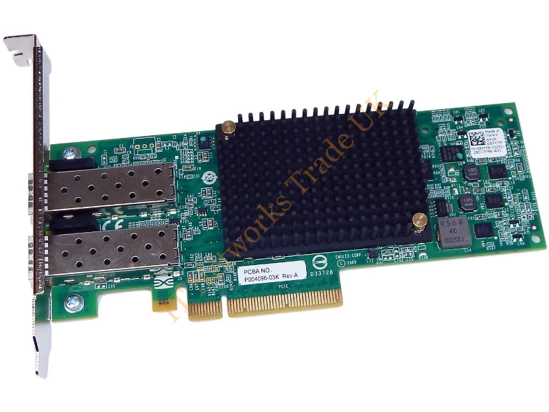 08YY7M Dell Emulex OCE10102-FX-D FCoE 10GB Dual Port PCI Express Network Card
