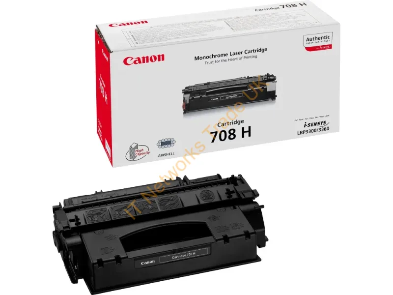 0917B002 - Canon 0917B002/708H Toner cartridge black, 6K pages/5% for Canon LBP-3300