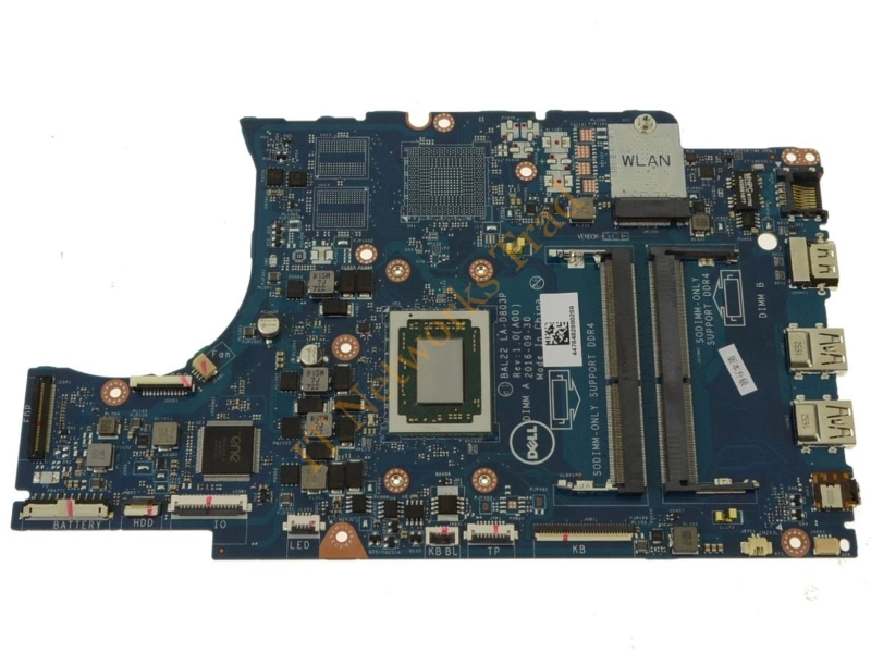 091H1 Dell System Board with AMD Fx-9800P 2.7GHz CPU for Inspiron 15 5567 Laptop Laptop Motherboard