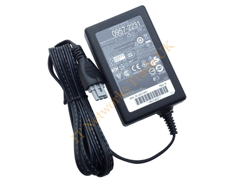 0957-2230 HP 50-Watts AC Adapter Unit for Photosmart C309 Digital Camera/ Photosmart C5300 All-in-one Printer. Power Adapter