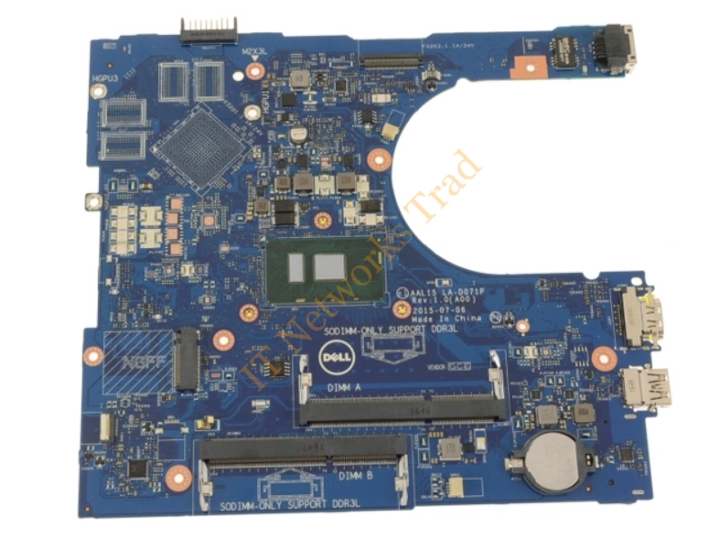 096H02 Dell Motherboard Intel Pentium 4405U 2.10GHz for Inspiron 5758 Laptop Motherboard
