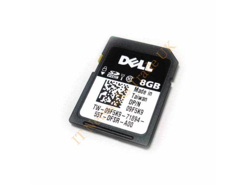 09F5K9 Dell 8GB Class 10 SDHC Flash Memory Card