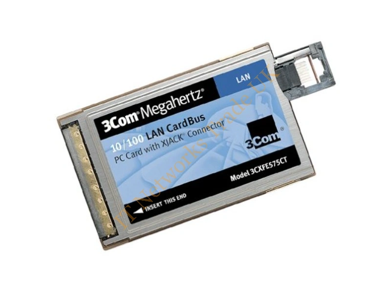 09N3709 IBM 3Com 10-100 Lan CardBus with Dongle Networking Accessory