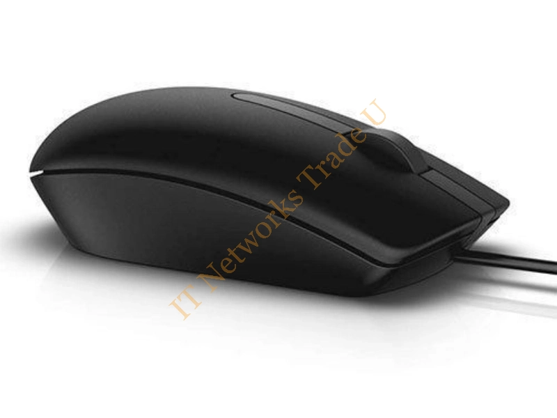 09NK2 Dell MS116p Optical Black USB 2.0 1000Dpi Scroll Wheel Mouse