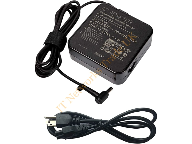 0A001-00050000 ASUS AC Adapter Output: 19 V Dc 4.7 A 90w Input: 100-240v V A Power Adapter