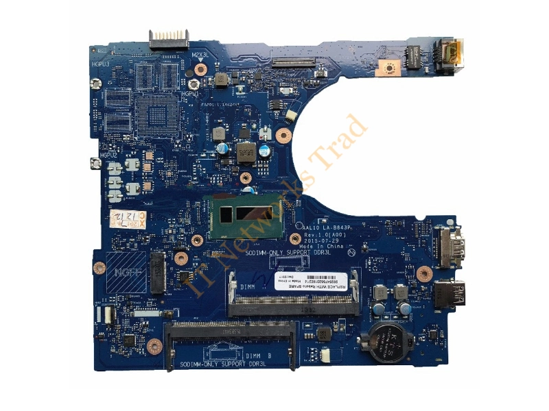 0AAL10 Dell System Board for Inspiron i5558-2147 Laptop Motherboard