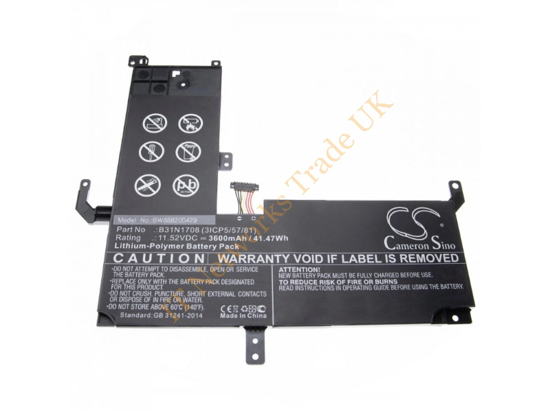 0B200-00320600 ASUS Laptop Battery Pack X502ca