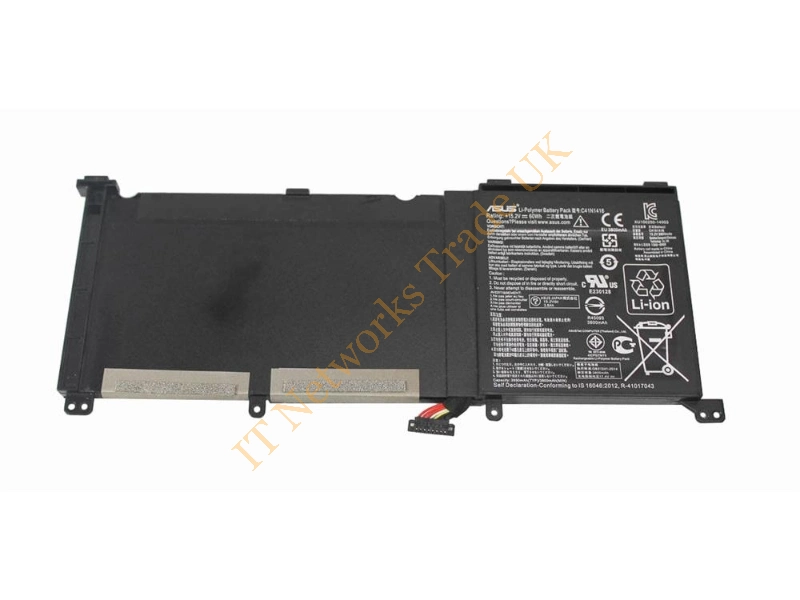 0B200-01250100 ASUS 8-Cell 15.2V 3900mAh / 60Wh Li-Polymer Battery for Rog G501jw Laptop Battery