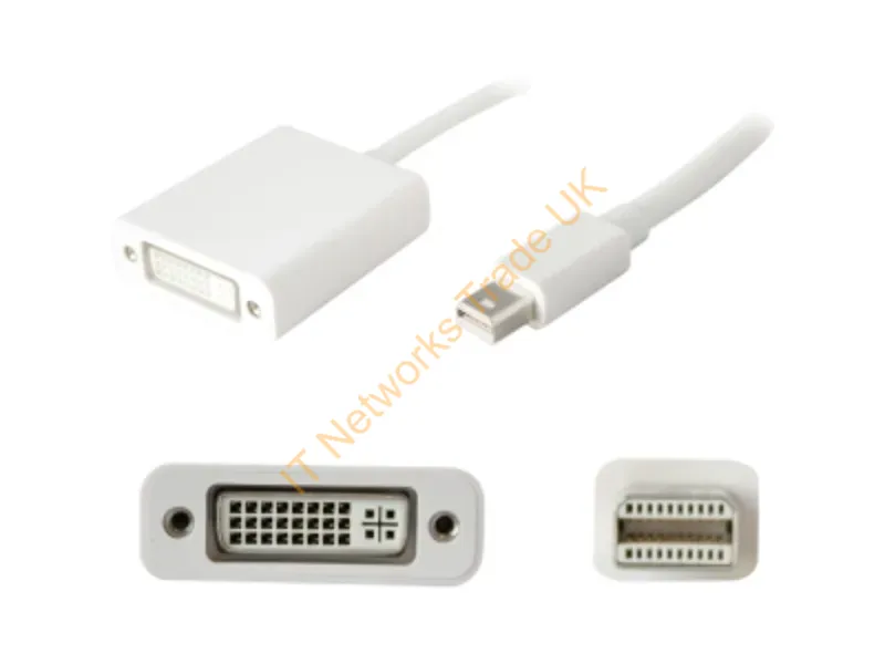 0B47090-AO-5PK - Addon Networks 0B47090-Ao-5Pk Video Cable Adapter 7.87" (0.2 M) Mini Displayport Dvi White