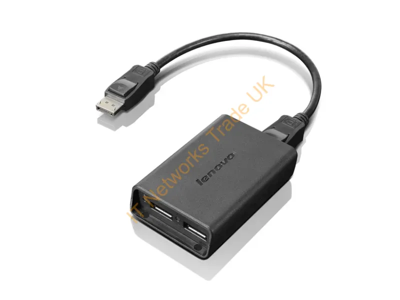 0B47092 Lenovo DisplayPort to Dual DisplayPort Adapter USB Display Adapter