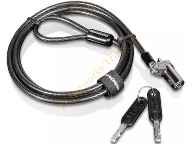 0B47388 Lenovo Kensington Microsaver DS Cable Lock Patented T-bar Lock Steel, Plastic 5 ft Miscellaneous Cable