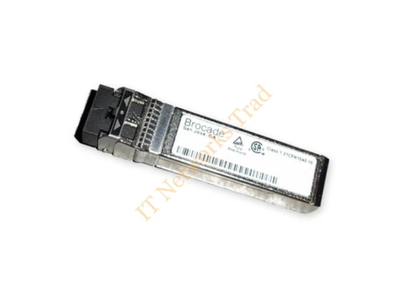 0C192-XFP-SR1 Brocade 10Gbps OC-192/STM-64 SR-1 10GBase-SR Single-mode Fiber 2km 1310nm Duplex LC Connector XFP Transceiver Module