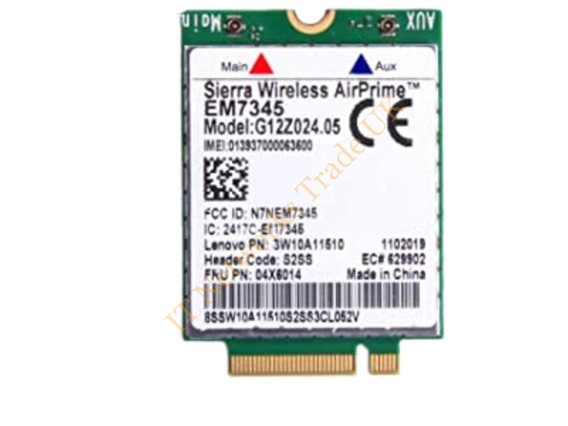 0C52902 Lenovo ThinkPad GOBI 5000 Mobile Broadband Verizon PCI Express M.2 WWAN Card Wireless LAN Card