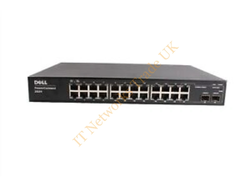 0C6506 Dell PowerConnect 6024F 24-Port 24 x 10/100/1000 + 8 x shared 10/100/1000 Gigabit Ethernet Managed Switch Networking Accessory