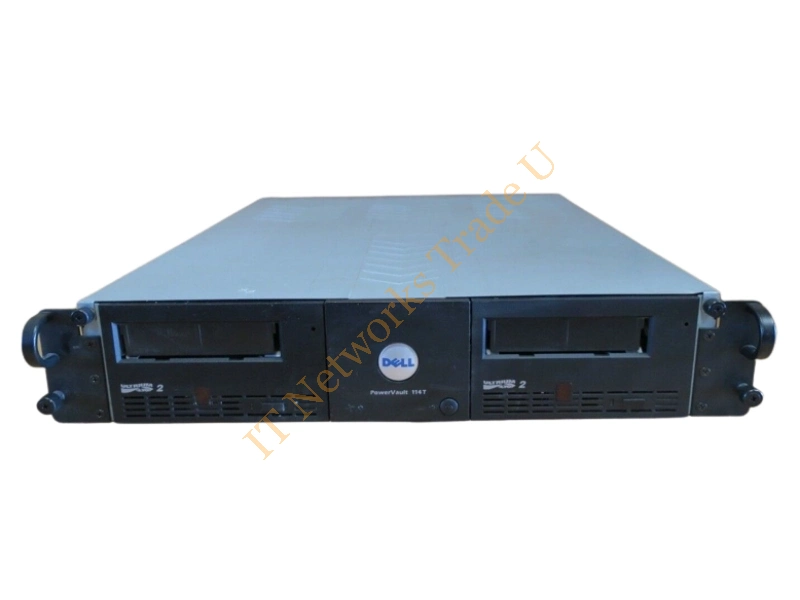 0C9262 Dell PowerVault 114T 2U Rackmount Chassis with 1 LTO-2 200 / 400GB Tape Drive Server Chassis
