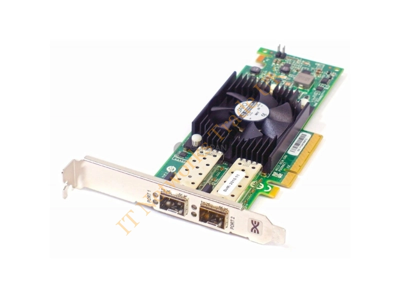 0CG7YT Dell Dual Port Fiber 10GB SFP+ PCI-e x8 Fibre Over Ethernet Adapter - by Emulex for PowerEdge