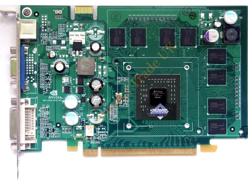 0CW766 Dell nVidia GeForce 7600GS 256MB DVI/ VGA PCI Express x16 Video Graphics Card